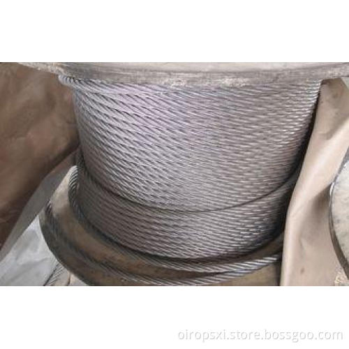 SUS 304 Stainless Steel Wire Cable 7x19 18mm for Digging Ma